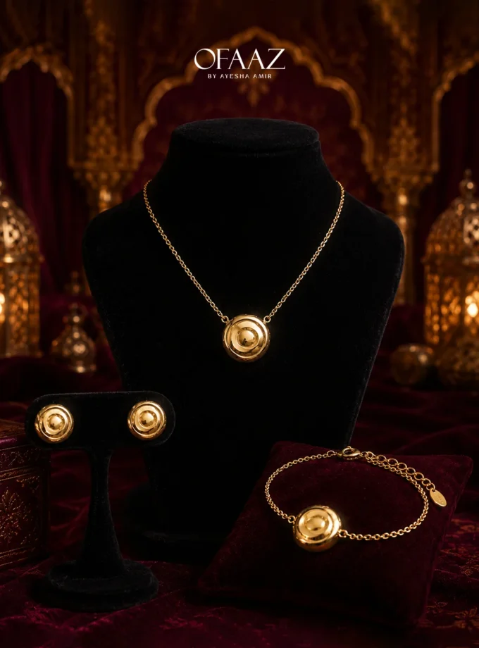 GOLDEN CHARM JEWELRY SET | GOLD